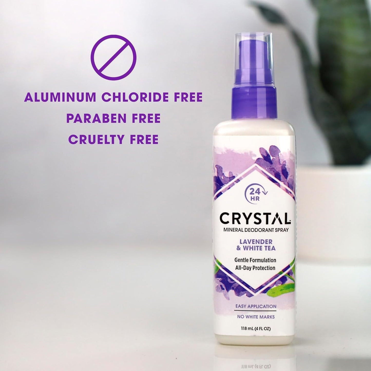 Crystal Body Deodorant Deod Spry Lvndr&Wht Te Beauty and Personal Care Crystal Essence