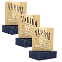 Varina Organic Lavender Activated Charcoal Bar Soap - Gentle Cleansing for Sensitive Skin, Herbal and Mint - 3 Pack - Experience Healthy and Glowing Beauty & Personal Care Varina