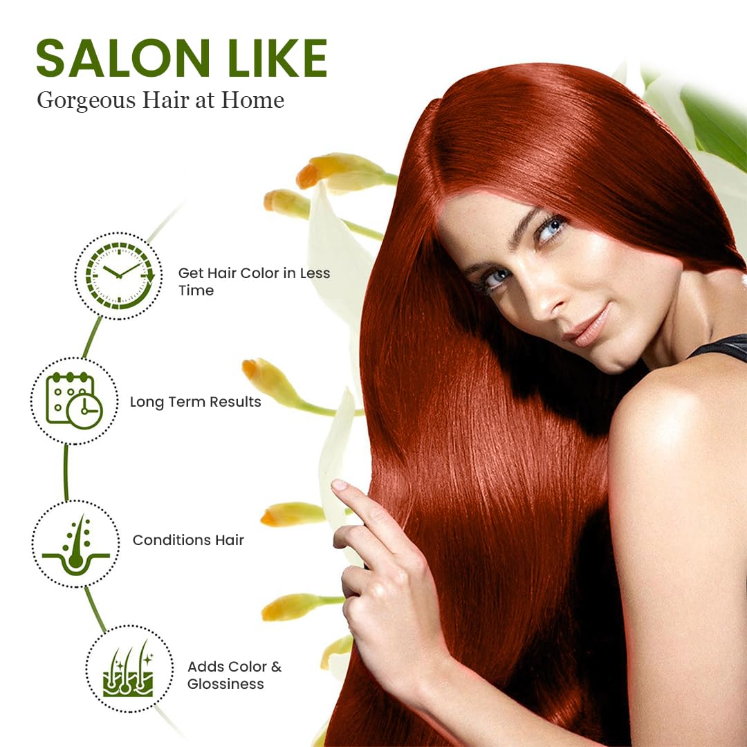 Pardesi Organic Henna Natural 200g - Natural Hair Color & Conditioning Treatment | Halal, Non-GMO, Vegan | Chemical-Free Beauty & Personal Care PARDESI