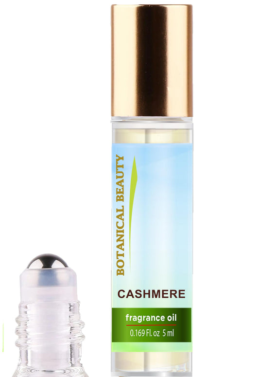 Botanical Beauty CASHMERE FRAGRANCE OIL ROLL-ON 0.169 Fl. oz 5 ml Rollerball Perfume, Alcohol-Free, Long Lasting Beauty & Personal Care Botanical Beauty
