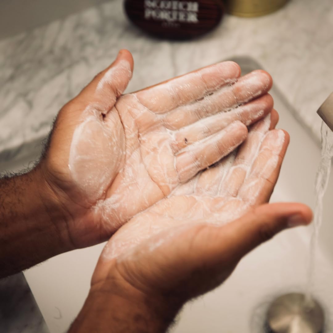 Scotch Porter Restoring Face Wash | Rich, Non-Stripping Gel Cleanser | Formulated with Non-Toxic Ingredients, Free of Parabens, Sulfates & Silicones | Beauty & Personal Care Scotch Porter
