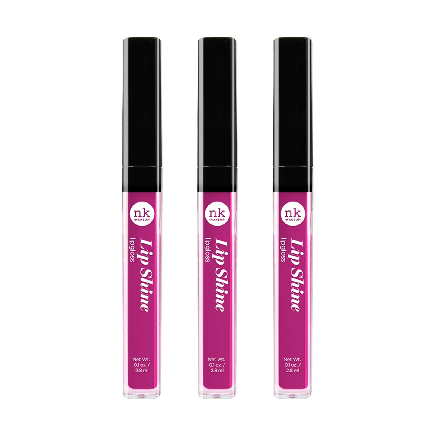 NICKA K NEW YORK Lipshine, Cosmetics, vibrant colors, bright colors, shining lips, lip shine, long lasting (AMZ265) Beauty & Personal Care NICKA K NEW YORK