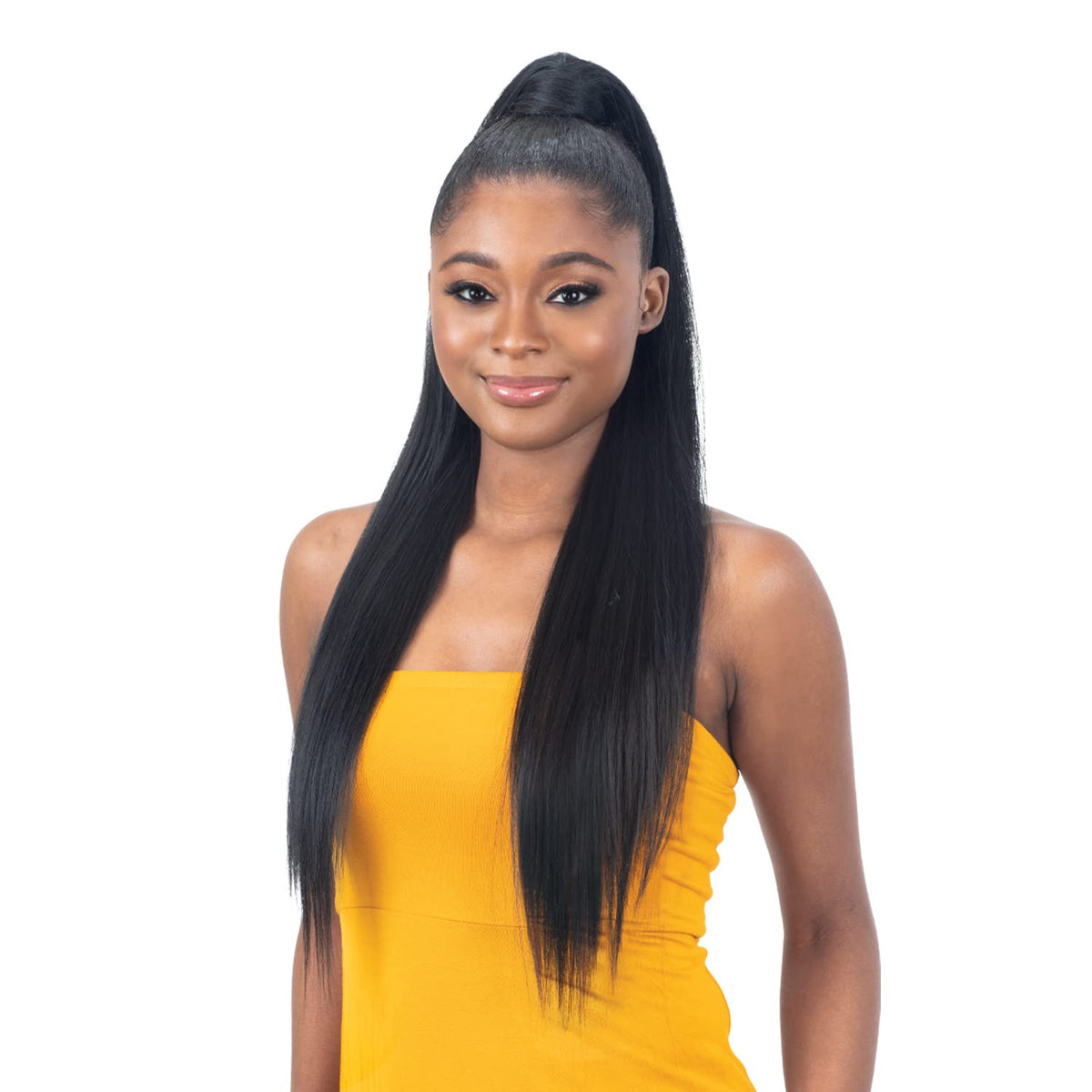 FREE TRESS Milky Way Weave Organique Pony Pro Ponytail Sleek Straight (2)
