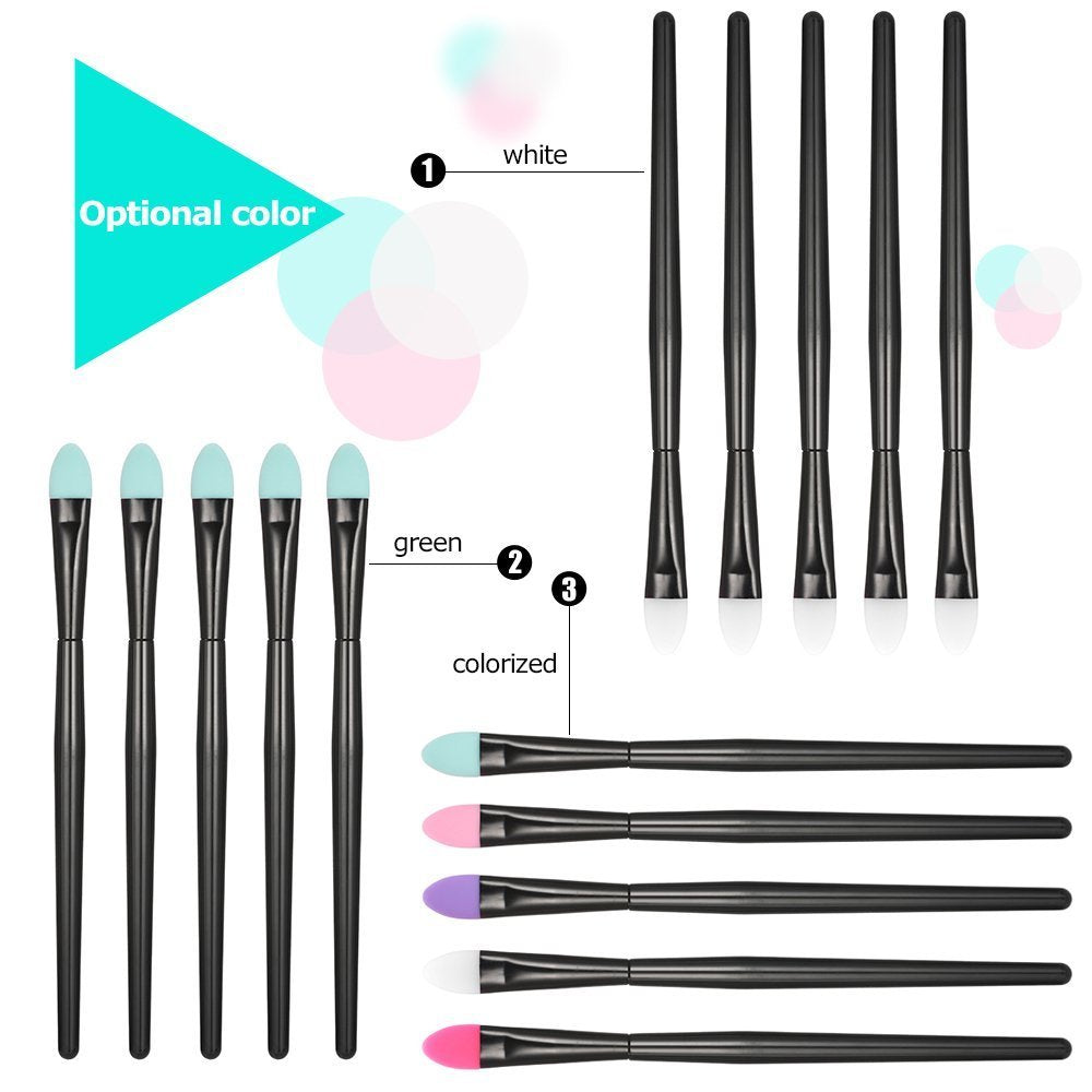 5pcs Silicone Makeup Brush Set Anself Professional Eyeshadow Brush Kit Mask Moisturizers Applicator Makeup Tools Beauty & Personal Care Decdeal