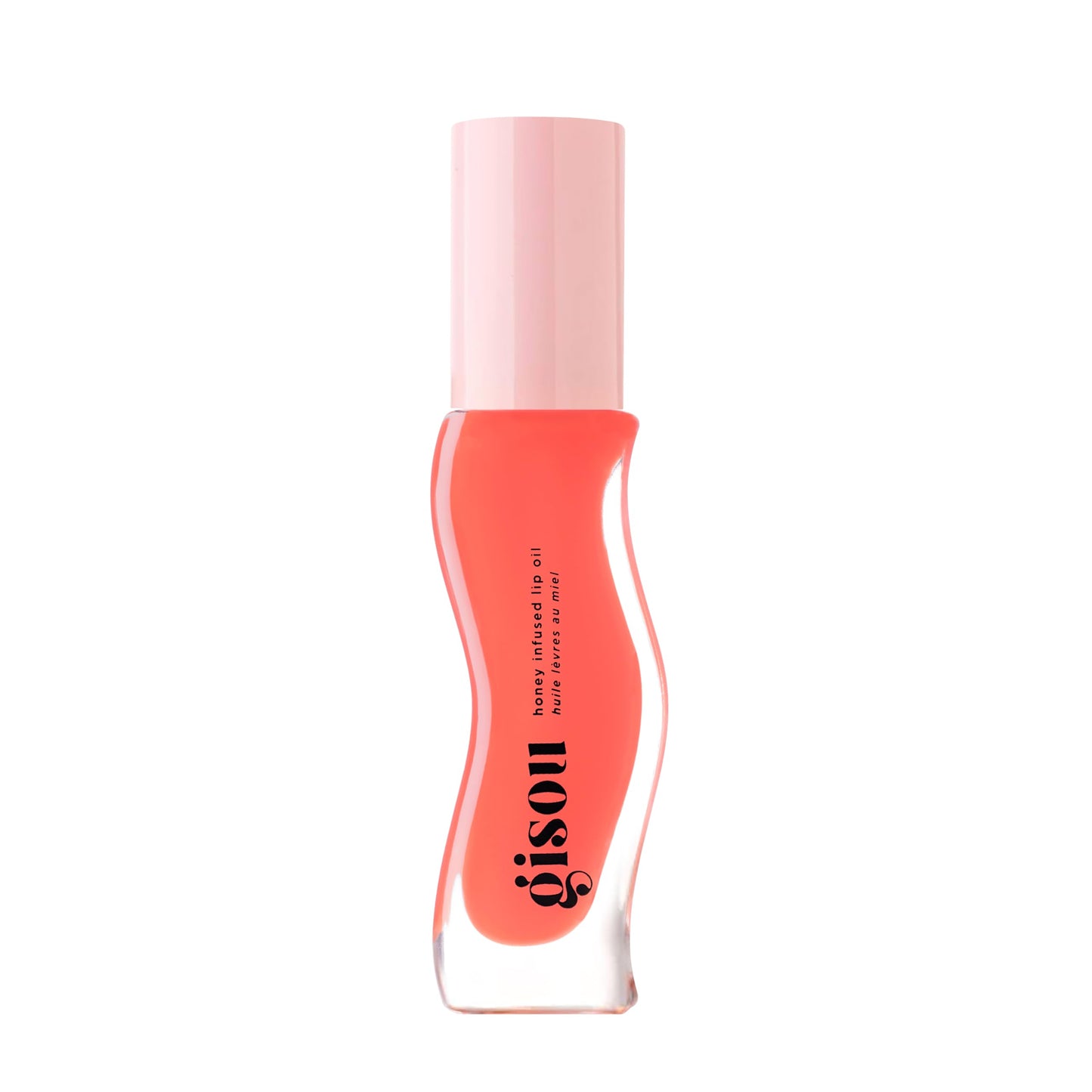 Gisou Honey Infused Lip Oil - Hydrating & Glossy Lip Oil with Mirsalehi Honey & Jojoba Seed Oil, Non-Sticky Shine, Bee-lini Peach, 0.27 Fl Oz Beauty and Personal Care Gisou