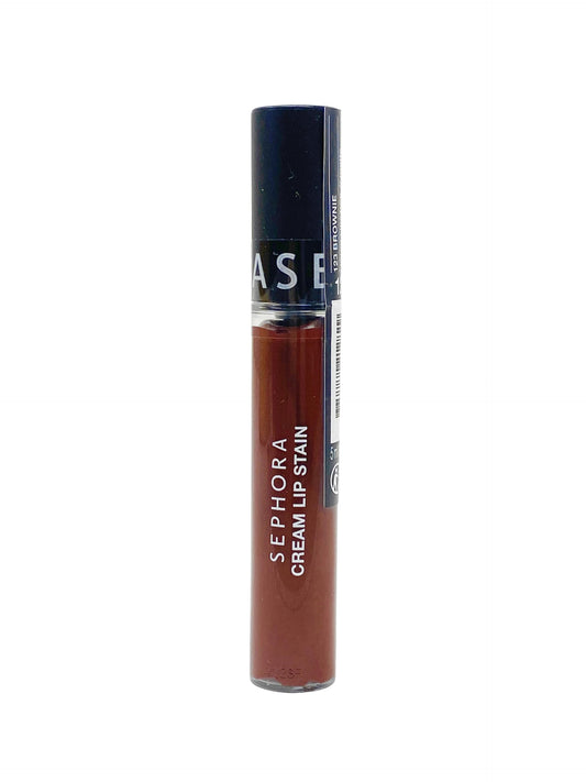 SEPHORA Collection Cream Lip Stain - 123 Brownie (matte dark brown) 0.16 oz. / 5 mL Beauty & Personal Care SEPHORA