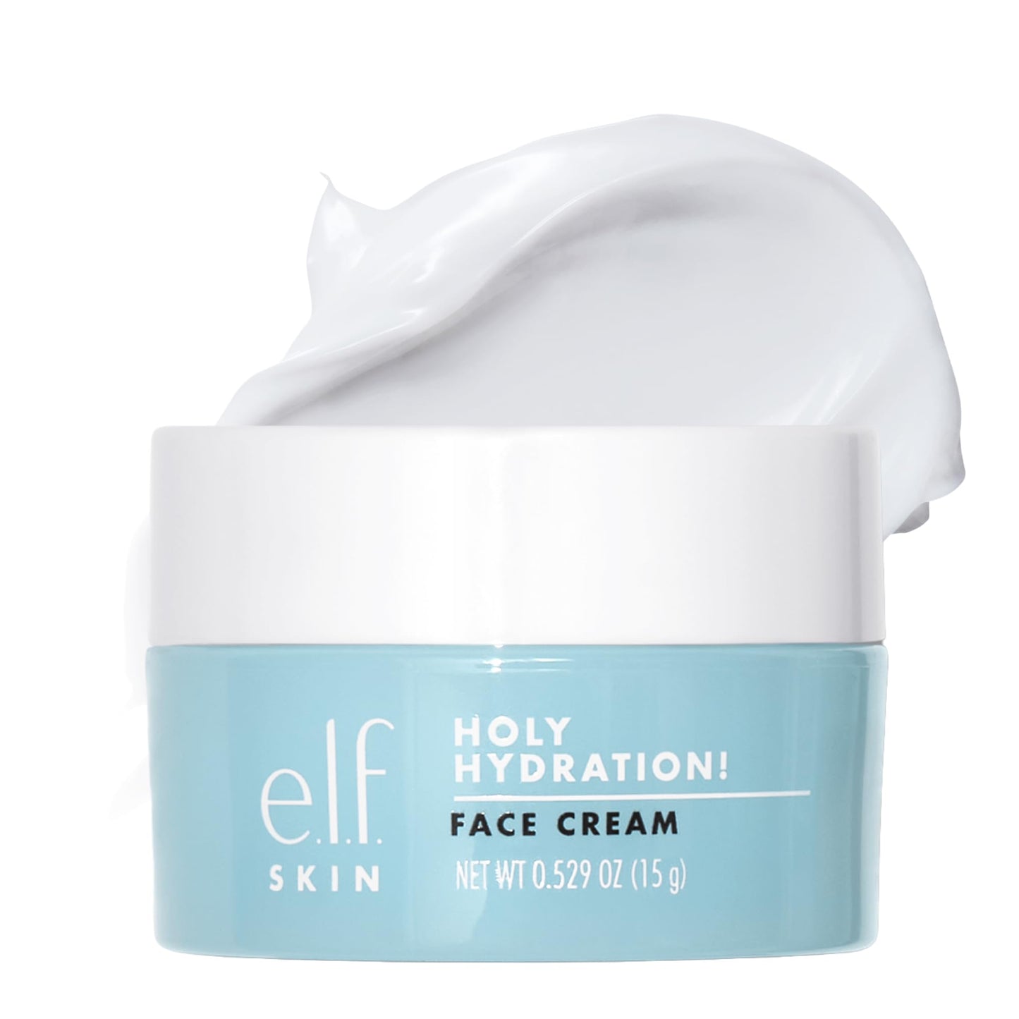 e.l.f. SKIN Mini Holy Hydration! Face Cream, Moisturizer For Nourishing & Plumping Skin, Infused With Hyaluronic Acid, Vegan & Cruelty-Free, 0.529 Oz Beauty & Personal Care e.l.f.