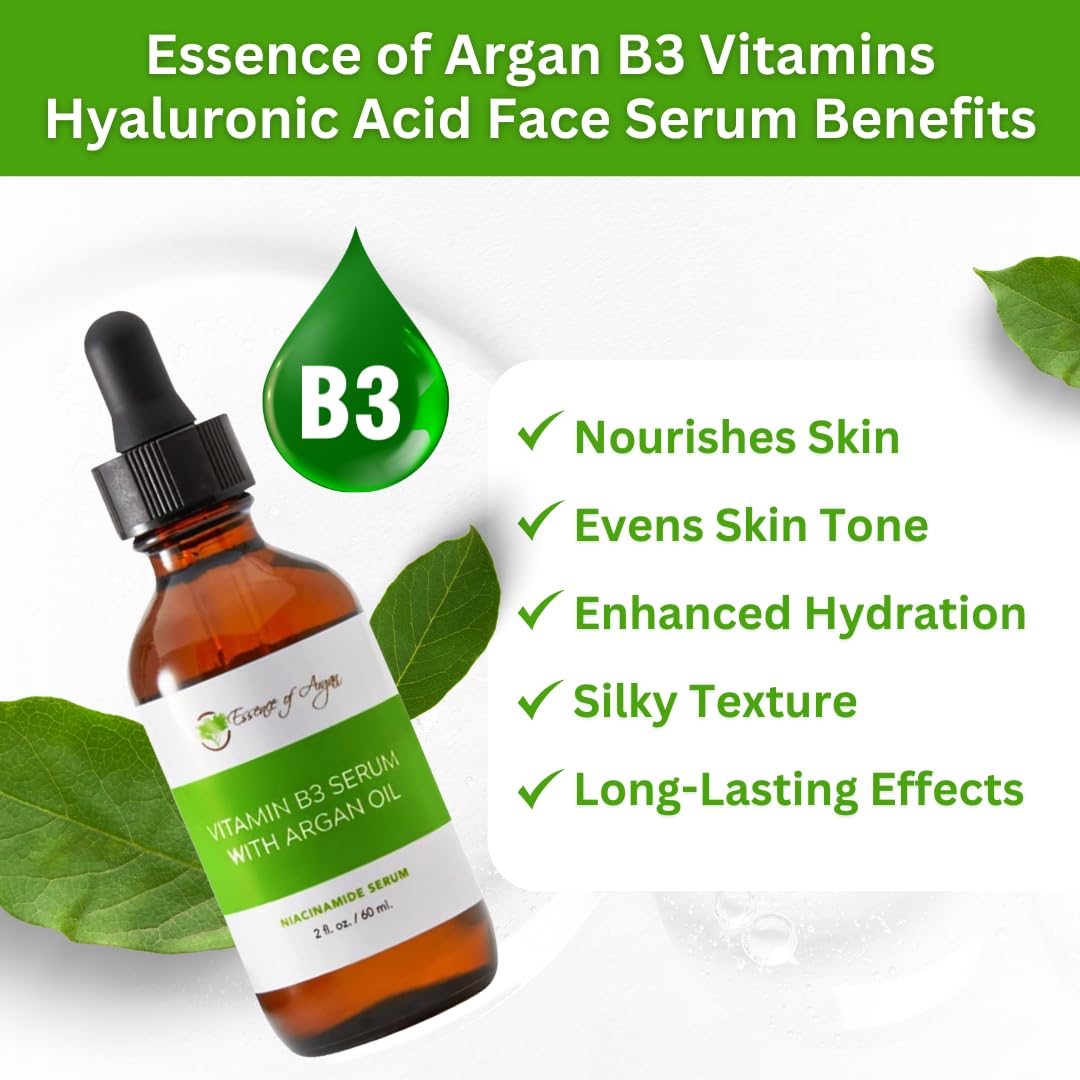 Essence of Argan Face Serum (Vit B3) Beauty & Personal Care Essence Of Argan