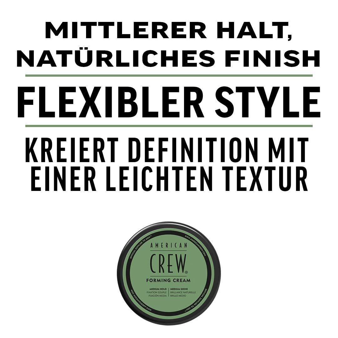 American Crew Men's Hair Forming Cream (OLD VERSION), Like Hair Gel with Medium Hold & Medium Shine, 3 Oz (Pack of 1) Beauty & Personal Care AMERICAN CREW