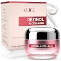 Azure Cosmetics Retinol & Collagen Moisturizer For Face - Dermatologist Tested, Anti-Aging - Skin Tightening, Fine Lines and Wrinkles Treatment Face Beauty & Personal Care Azure Cosmetics
