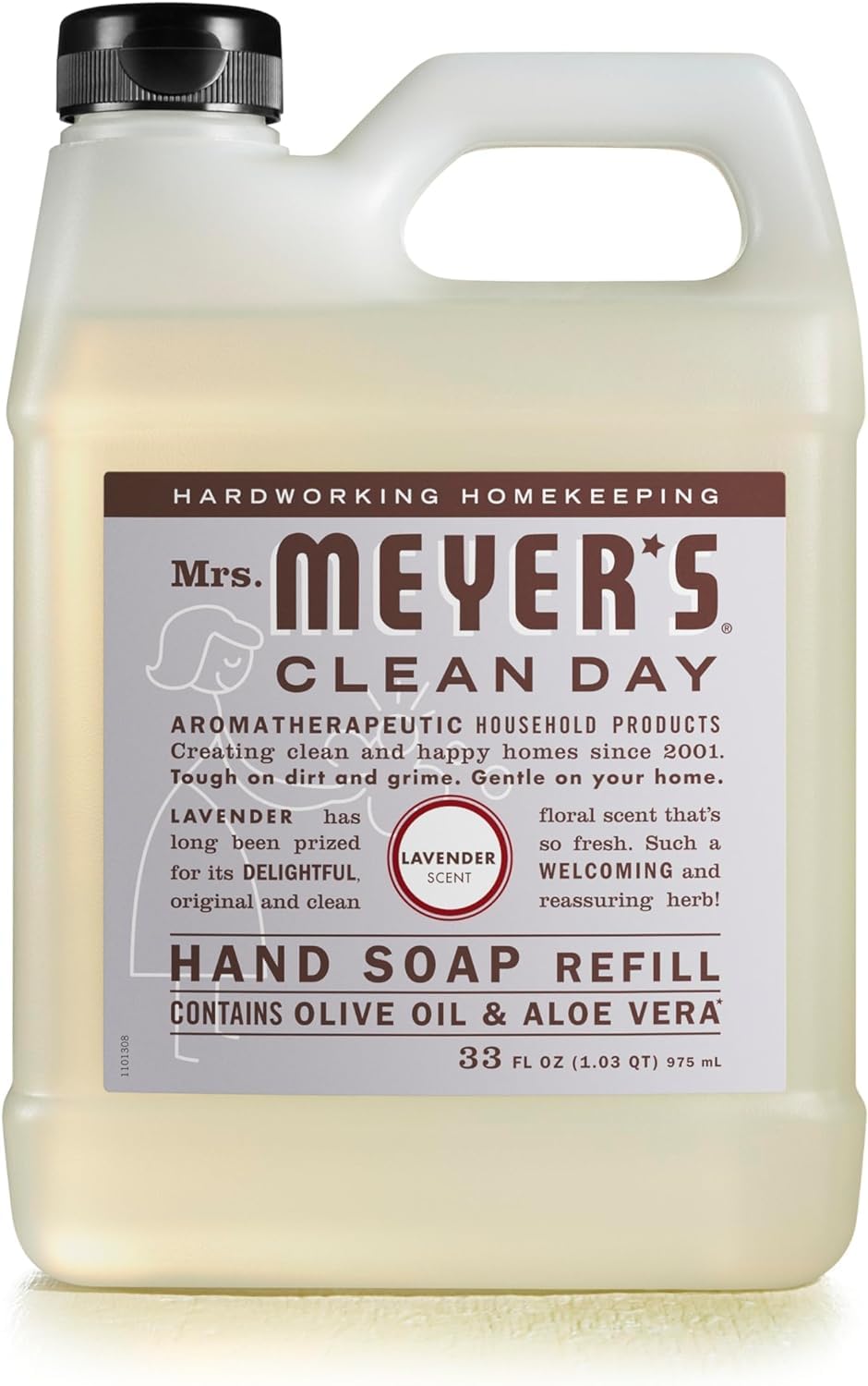 Mrs. Meyer's Clean Day Hand Soap Refill Lavender, 33 oz. (Pack of 3) Beauty & Personal Care Mrs. MEYER'S