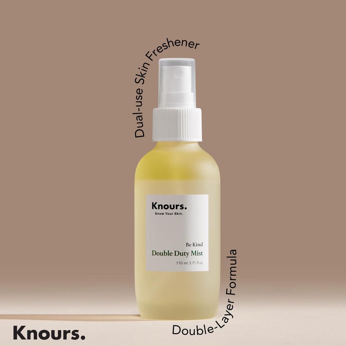 Knours Korean Hydrating Jojoba Oil + Aloe Vera H2O | Knours Be Kind Face Mist Spray | Vegan Squalane | Dry, Sensitive Skin | for Redness |110ml/3.72fl Beauty & Personal Care Knours.