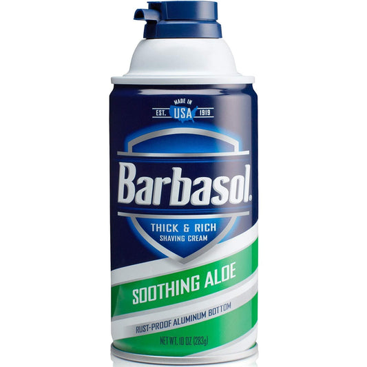 Barbasol Soothing Aloe Thick & Rich Shaving Cream 10 Oz (2 Pack) Beauty & Personal Care Barbasol