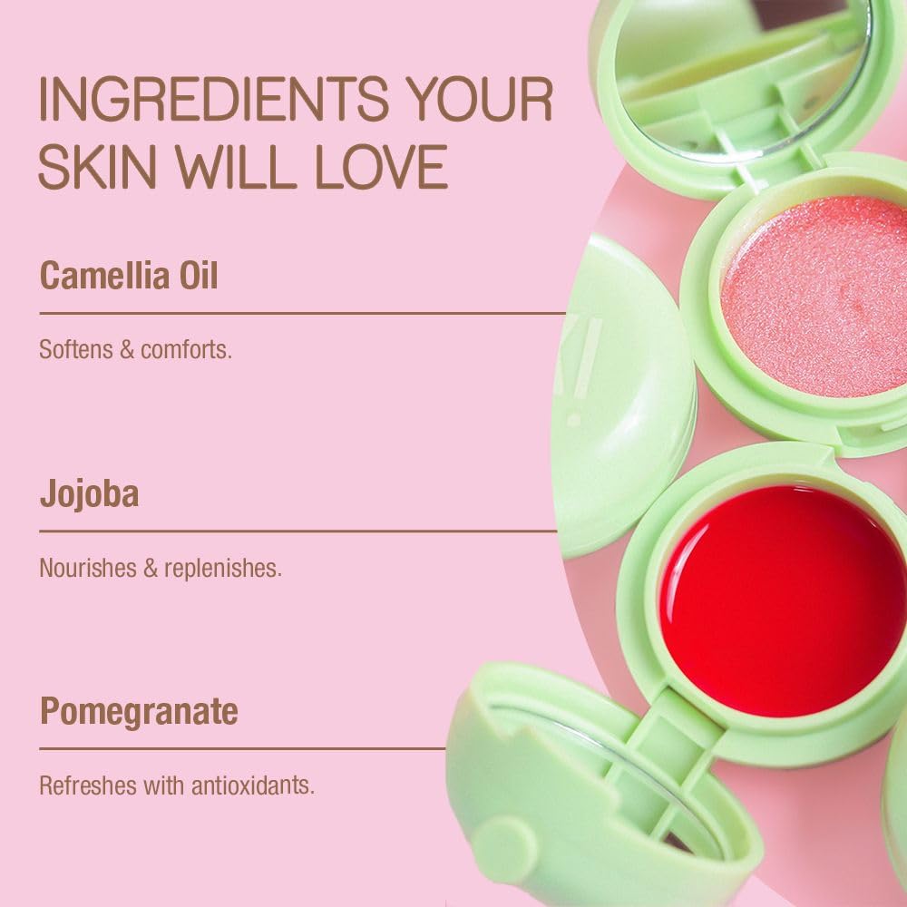 Pixi Beauty LipMask - Tinted Hydrating and Moisturizing Lip Balm Jelly - Lip Gloss Infused with Camellia, Jojoba and Pomegranate - Amore - 0.3 fl.oz Beauty and Personal Care Pixi