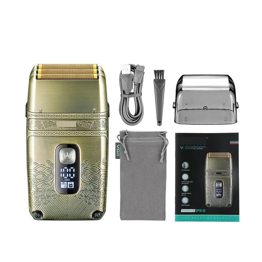EWKYLSEM Professional high-end Hair Trimmer Set, Retro Metal Electric Push Shear, Home LED Intelligent Digital Clipper, Shaver(Blue) Beauty and Personal Care EWKYLSEM