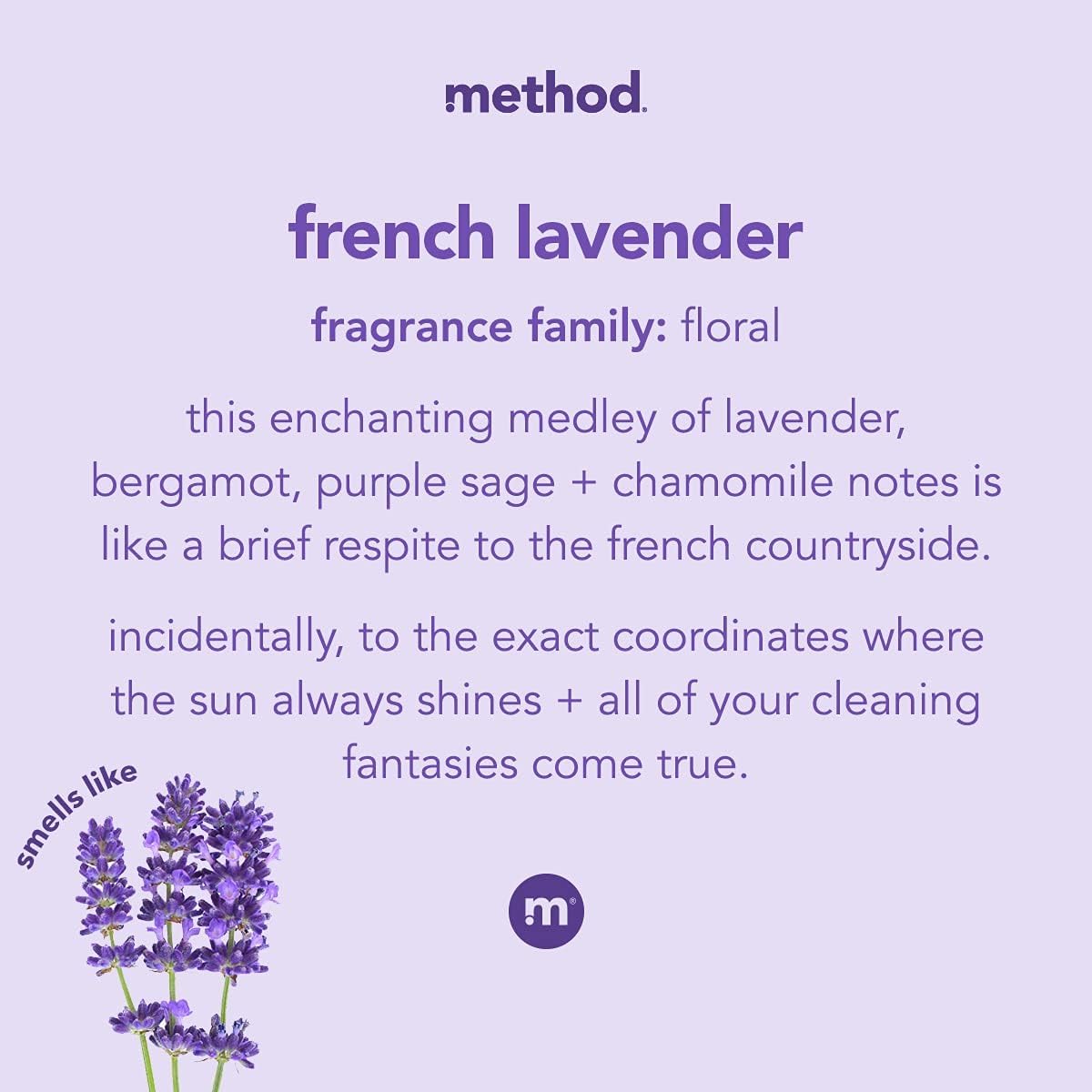 Method French Lavender Foaming Hand Wash 10oz. (Pack of 1) Beauty & Personal Care Method