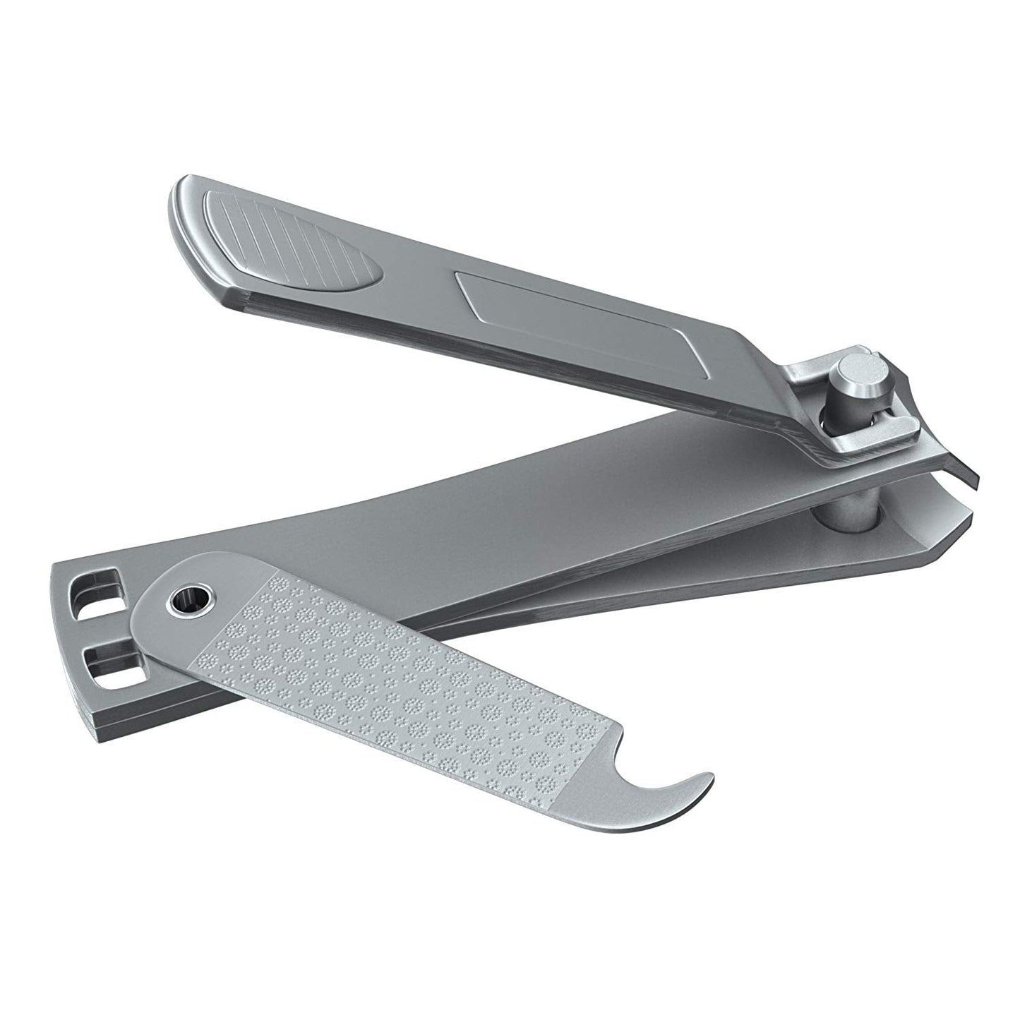 Clyppi Nail Clippers with Swing Out Nail Cleaner/Nail File - Fingernail Clippers/Toe Nail Clippers. Sharp Stainless Steel with Wide Easy Press Lever Beauty & Personal Care CLYPPI