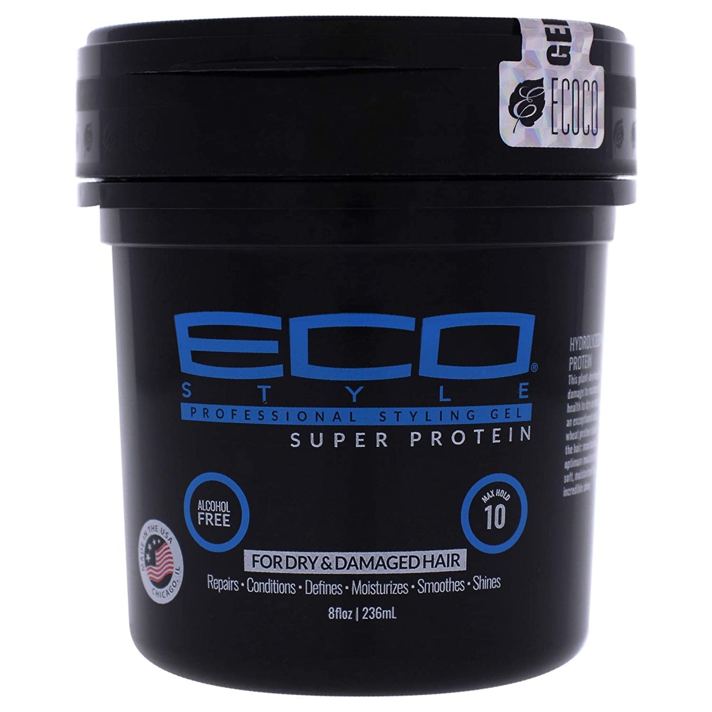 ECOCO Eco Style Gel Regular Super Protein Provides Gravity Defying Hold & Long Lasting Shine, Helps Maintain Healthy Hair, Perfect for Pin Ups & Twist Beauty & Personal Care Eco Style