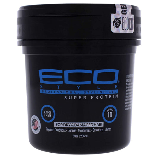 ECOCO Eco Style Gel Regular Super Protein Provides Gravity Defying Hold & Long Lasting Shine, Helps Maintain Healthy Hair, Perfect for Pin Ups & Twist Beauty & Personal Care Eco Style