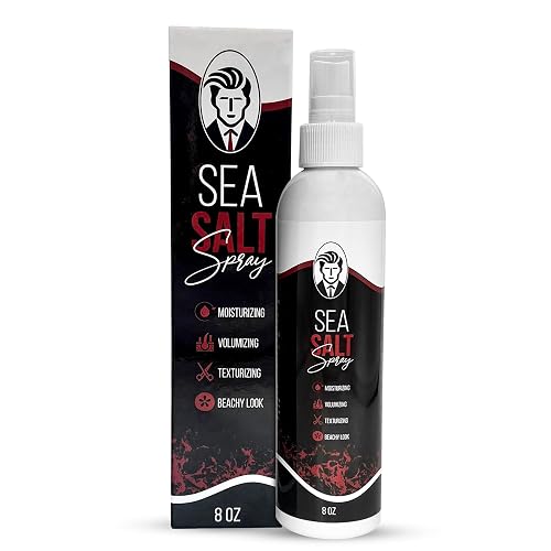 Hair Hustle Natural Sea Salt Spray for Hair - Texturizing & Volumizing Spray for Men and Women - Matte Finish, Beachy Waves, Lightweight Hold - Ocean Beauty & Personal Care Hair Hustle