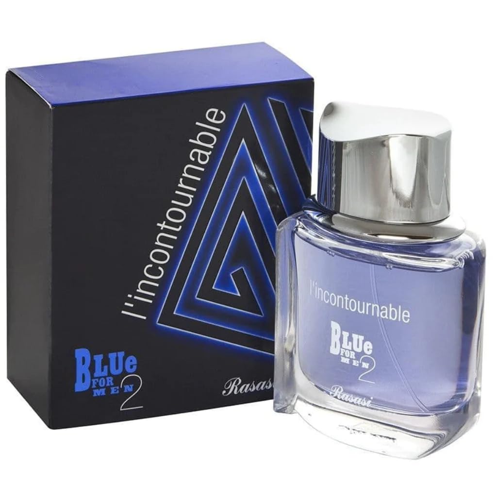 RASASI Blue 2 L'incontournable Eau De Parfum Spray for Men, 2.5 Ounce Beauty & Personal Care RASASI