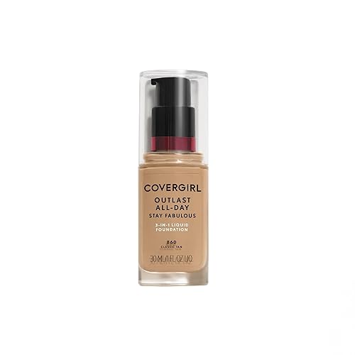 COVERGIRL Outlast All-Day Stay Fabulous 3-in-1 Foundation Classic Tan, 1 oz (packaging may vary) Beauty & Personal Care COVERGIRL