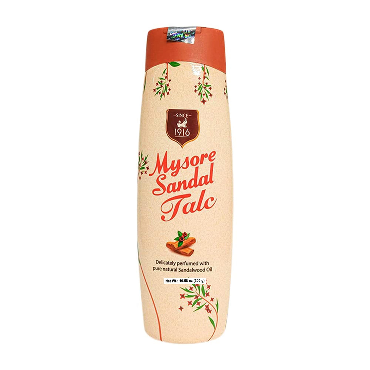 Mysore Sandal Talcum Powder - 10.58 oz (300 g)