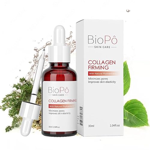 Collagen Firming Serum 30 ml - Improves Skin Elasticity, Minimizes Pores, Regenerates Natural Collagen, Renewal, Tightens & Revitalizes Loose, Dull Beauty & Personal Care BioPo