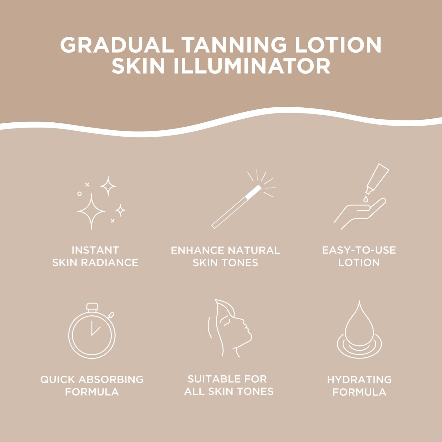 Bondi Sands Gradual Tanning Lotion Skin Illuminator, Shimmer Pigments Build to a Natural-Looking Tan for Glowing Skin, 150 mL, 5.07 Fl. Oz. Beauty & Personal Care Bondi Sands