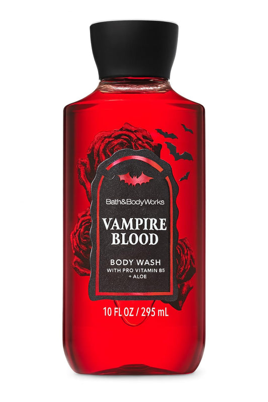 Bath & Body Works Vampire Blood Body Wash - Limited Edition Halloween Scent - 10 fl oz / 295 ml - Shower Gel with Rich Lather & Fragrance Beauty & Personal Care Bath & Body Works