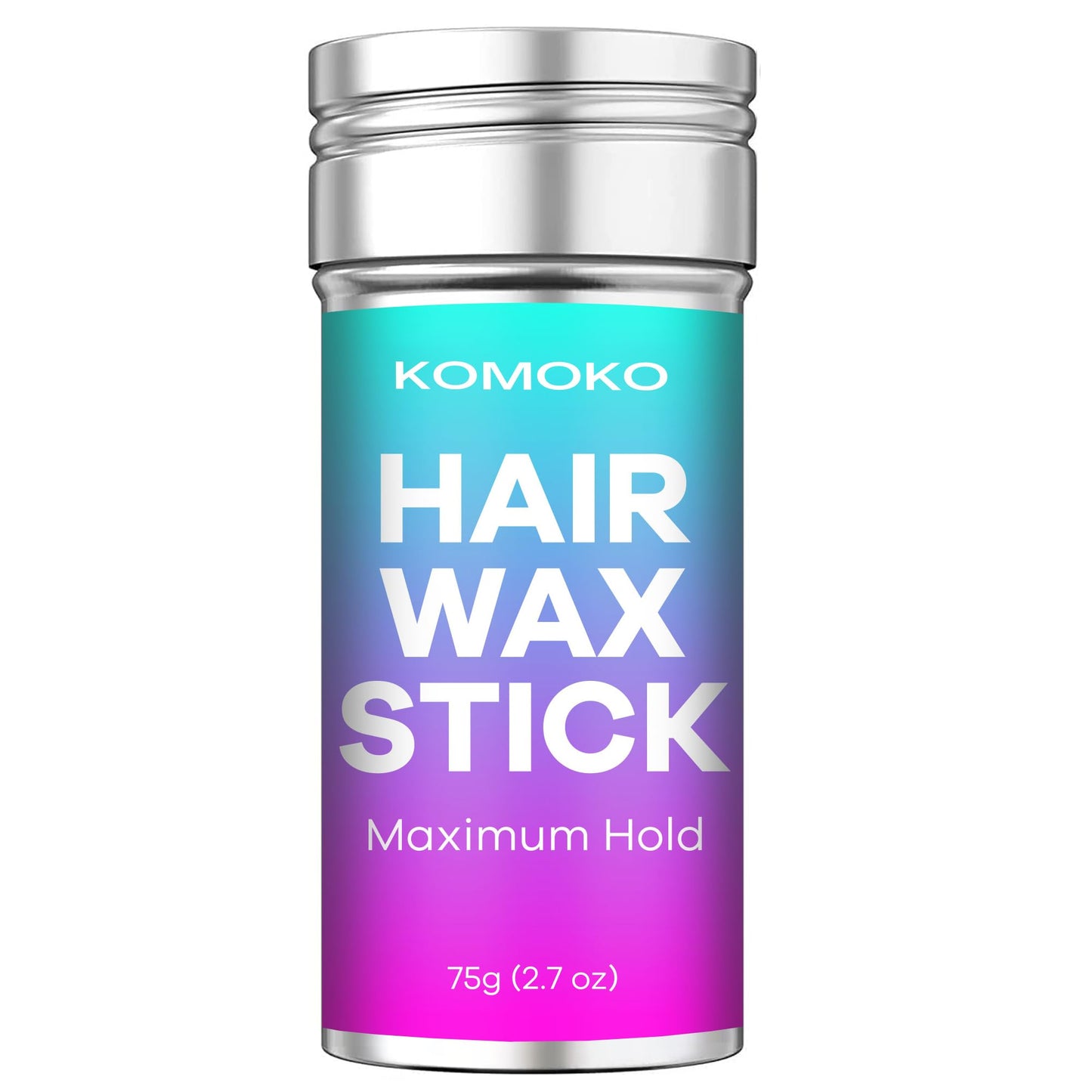 Komoko Hair Wax Stick (2.7 oz), Wax Stick for Hair, Slick Stick for Hair Edge Control, Hair Stick Wax for Flyaways, Frizz Hair, Wigs, Non-Greasy Hair Beauty & Personal Care Komoko