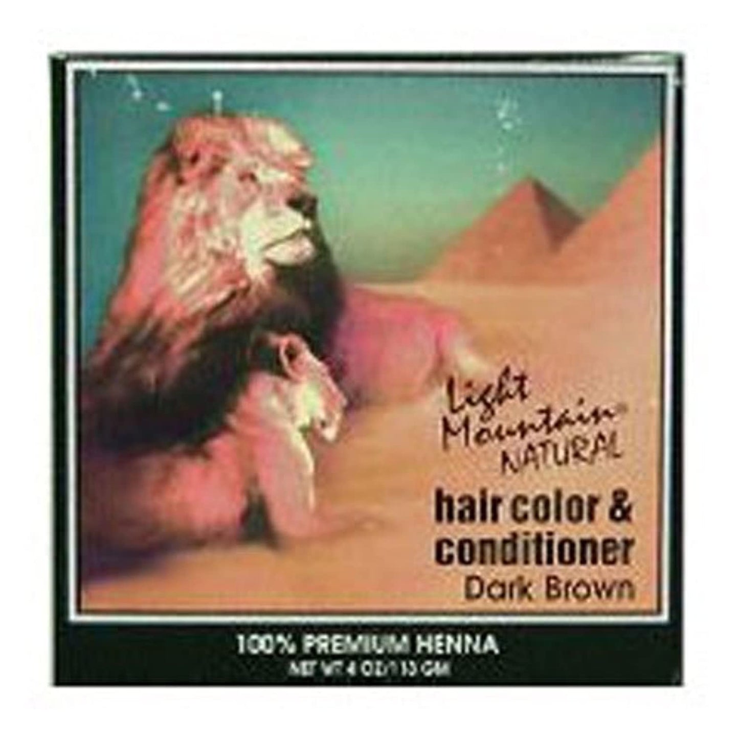 Light Mountain Organic Hair Color and Conditioner - Dark Brown - 4 oz Beauty & Personal Care LIGHT MOUNTAIN