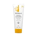 Derma E Vitamin C Gentle Daily Cleansing Paste, 4.0 Oz, Vitamin C Face Mask or Facial Wash with Turmeric, Brightening and Clarifying Facial Mask Beauty & Personal Care Derma E
