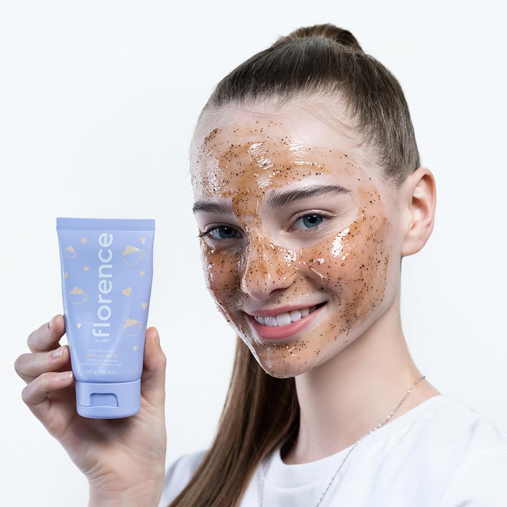 florence by mills Feed Your Soul Love U A Latte Coffee Glow Face Mask, 3.4 fl oz/ 100mL Beauty & Personal Care florence by mills