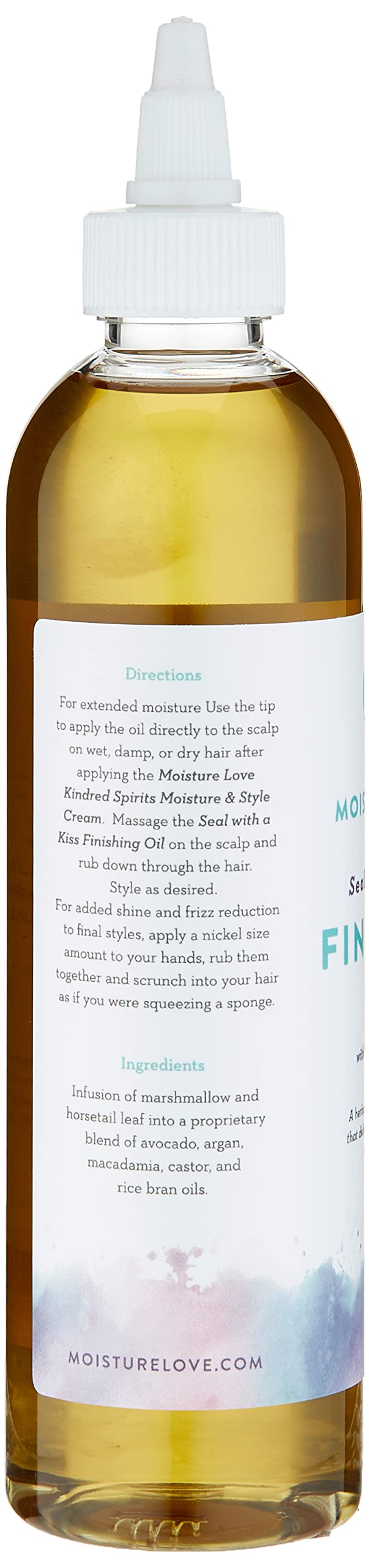 Moisture Love Seal with a Kiss Finishing oil for Hair Moisturizing and Polishing. Curly Hair Care Product with Argan Oil and Castor Oil. Sulfate Beauty & Personal Care Moisture Love