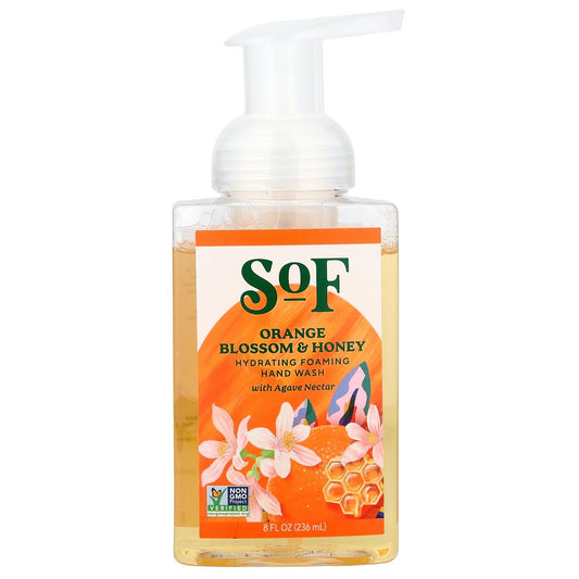 South Of France Foaming Hand Wash With Hydrating Organic Agave Nectar Orange Blossom Honey, 8 Oz Beauty & Personal Care South Of France