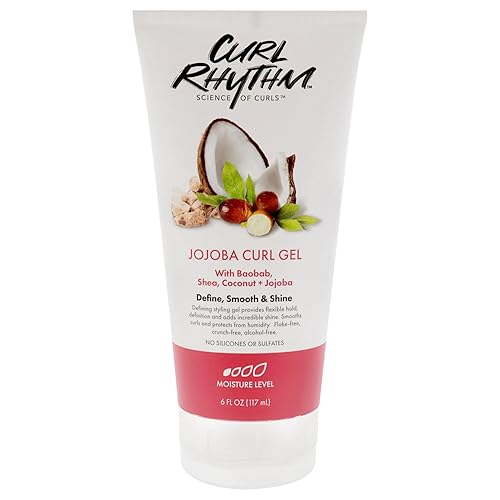 Curl Rhythm Jojoba Curl Gel - Defining Hair Gel for Bouncy, Nourished Curls - Curly Hair Styling Gel with Shea and Coconut - Sulfate Free - 6 oz Beauty & Personal Care Curl Rhythm