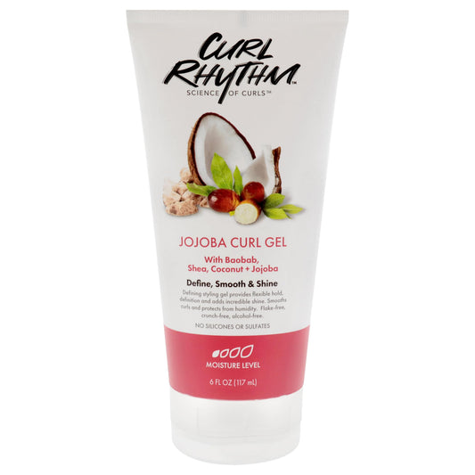 Curl Rhythm Jojoba Curl Gel - Defining Hair Gel for Bouncy, Nourished Curls - Curly Hair Styling Gel with Shea and Coconut - Sulfate Free - 6 oz Beauty & Personal Care Curl Rhythm