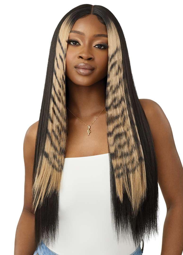Outre Lace Front Wig - Color Bomb - Tygra (JET BLACK 1)