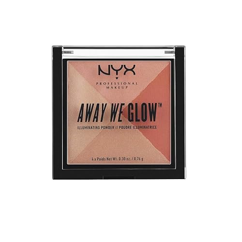 NYX PROFESSIONAL MAKEUP Away We Glow Illuminating Powder, Summer Reflection, 1.2 Ounce Beauty & Personal Care NYX PROFESSIONAL MAKEUP