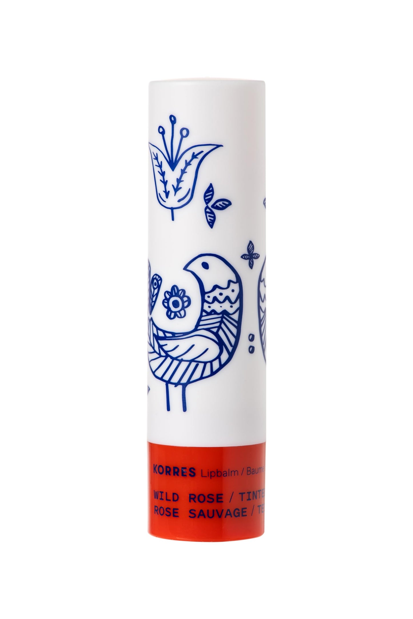 KORRES Lip Butter Stick Wild Rose Tinted Hydrating Lip Balm with Greek Hypericum Balsam Oil, Moisturizing & Subtle Tint for Soft Lips, Lip Care Beauty and Personal Care KORRES