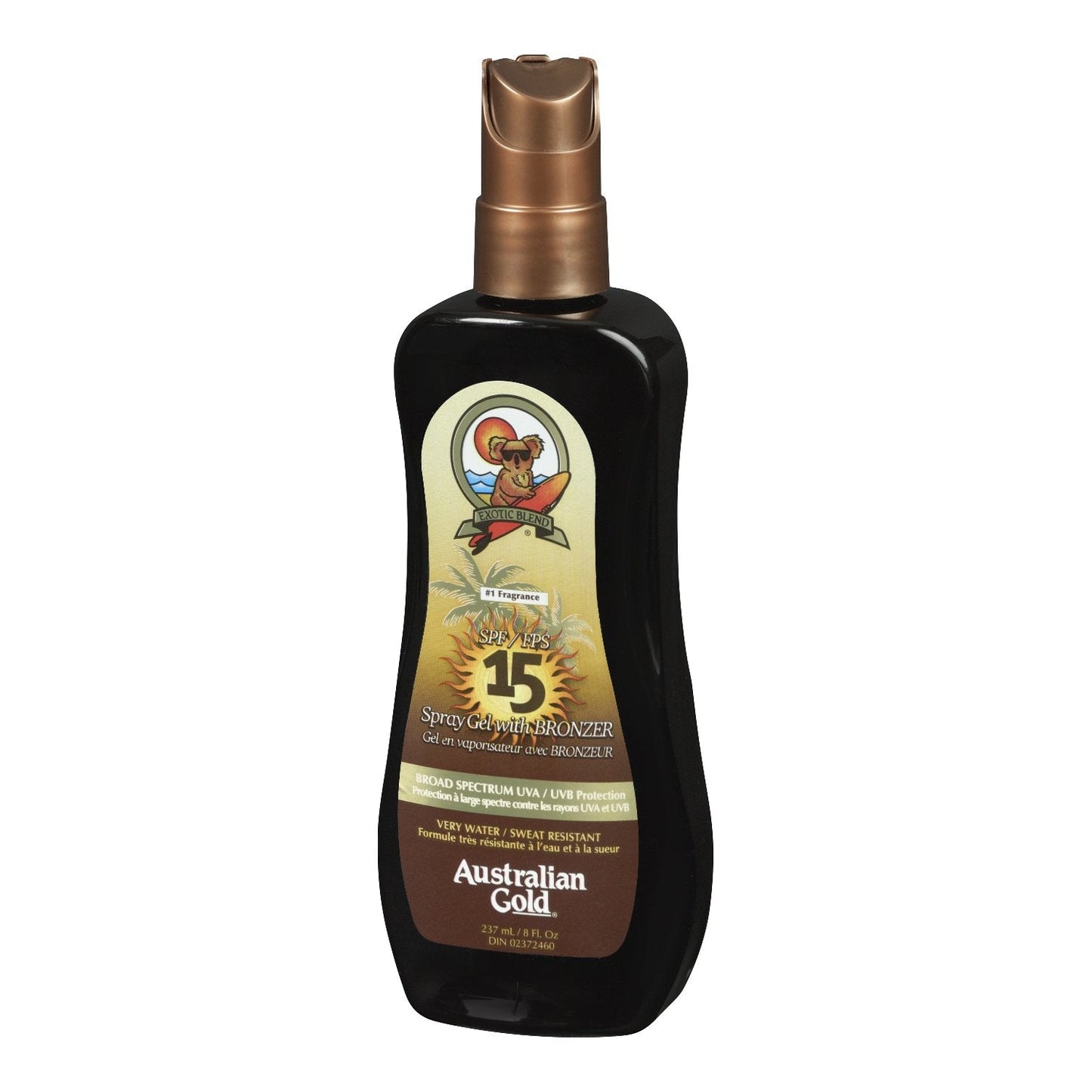 Australian Gold Exotic Blend Spray Gel Sunscreen with Instant Bronzer SPF 15-8 fl oz Beauty & Personal Care Australian Gold