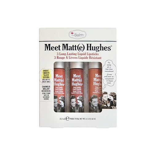theBalm Meet Matt(e) Hughes 3-pc Lip Kit Beauty & Personal Care theBalm