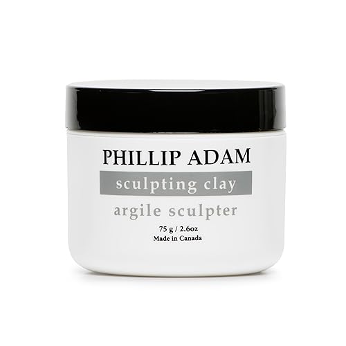 Phillip Adam Sculpting Hair Clay for Strong Hold and Matte Finish - With Bentonite Clay and Natural Beeswax - All Natural Based - 2.6 Ounce Beauty & Personal Care Phillip Adam