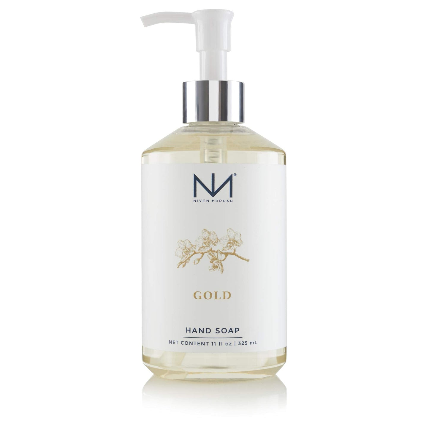 Niven Morgan Gold Hand Soap, 11 oz - Luxury Liquid Hand Wash with Rich Lather, Elegant Fragrance for Kitchen and Bathroom Beauty & Personal Care Niven Morgan