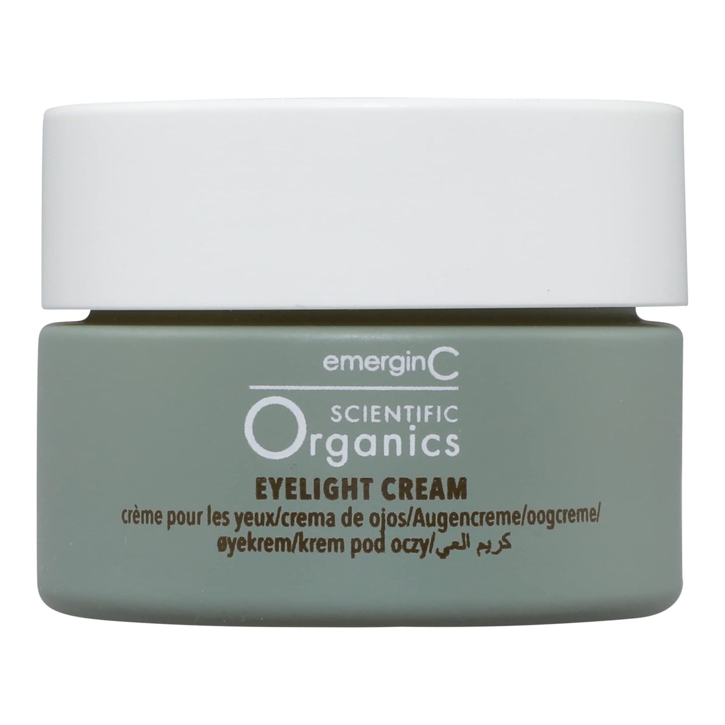 emerginC Scientific Organics Eyelight Cream - Stem Cell Eye Cream with Antioxidants - Anti-Aging Eye Cream Targets Dark Under-Eye Circles for Visible Beauty & Personal Care emergin C