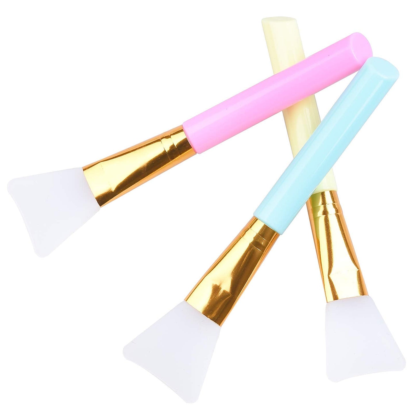 3 PCS Premium Silicone Face Mask Brush, AULLUA Mask Beauty Tool, Soft Silicone Facial Mud Mask Applicator Brush, Hairless Moisturizers, Body Lotion Beauty & Personal Care AULLUA