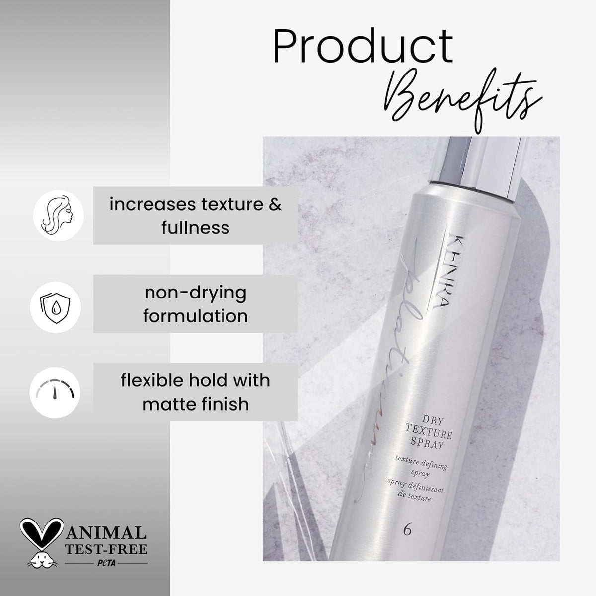 Kenra Professional Our Greatest Hits | Kit Includes Full Size Volume Mousse Extra 17, Thermal Styling Spray 19, Pearl Detangler, and Dry Texture Spray