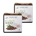 STAR CARE Clove Soap Bar 3.5oz (2 Pack) - Natural Moisturizing Face & Body Cleanser with Clove Essential Oil, Gentle Soap for All Skin Types Beauty & Personal Care STAR CARE