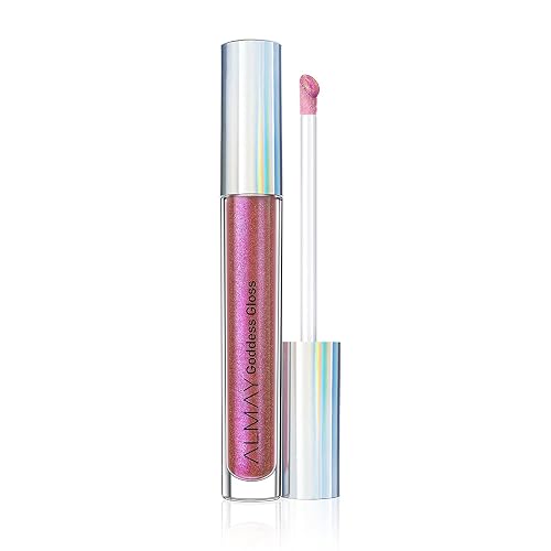 Almay Lip Gloss, Non-Sticky Lip Makeup, Holographic Glitter Finish, Hypoallergenic, 700 Flame, 0.9 Oz Beauty & Personal Care Almay